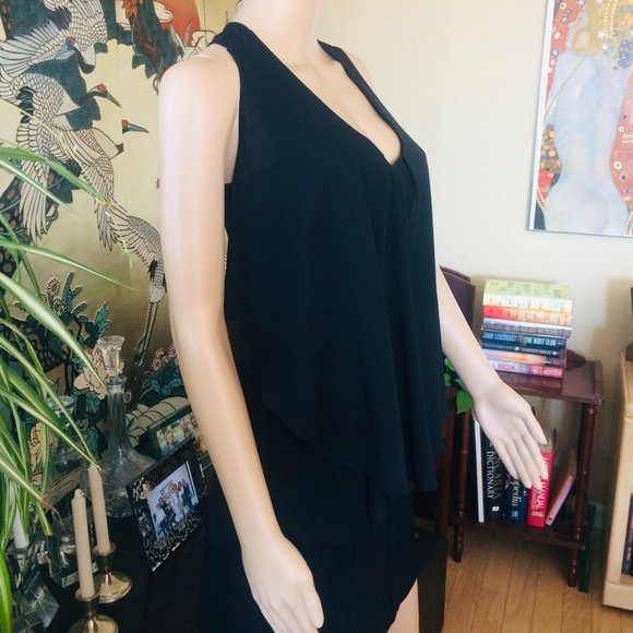 Cliche' Black Top, Size Extra Small - Picture 2 of 7